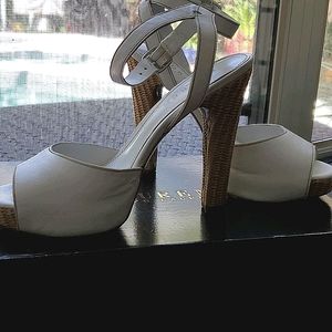 White Ralph Lauren heels